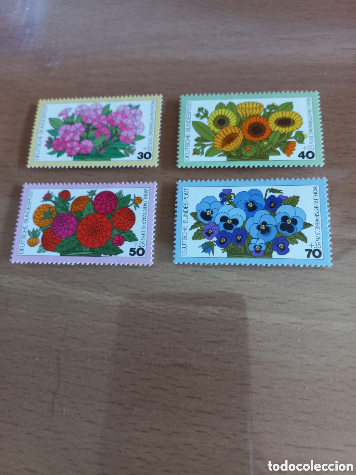 Stamps: SERIE DE SELLOS ALEMANIA **A&Ntilde;O 1976