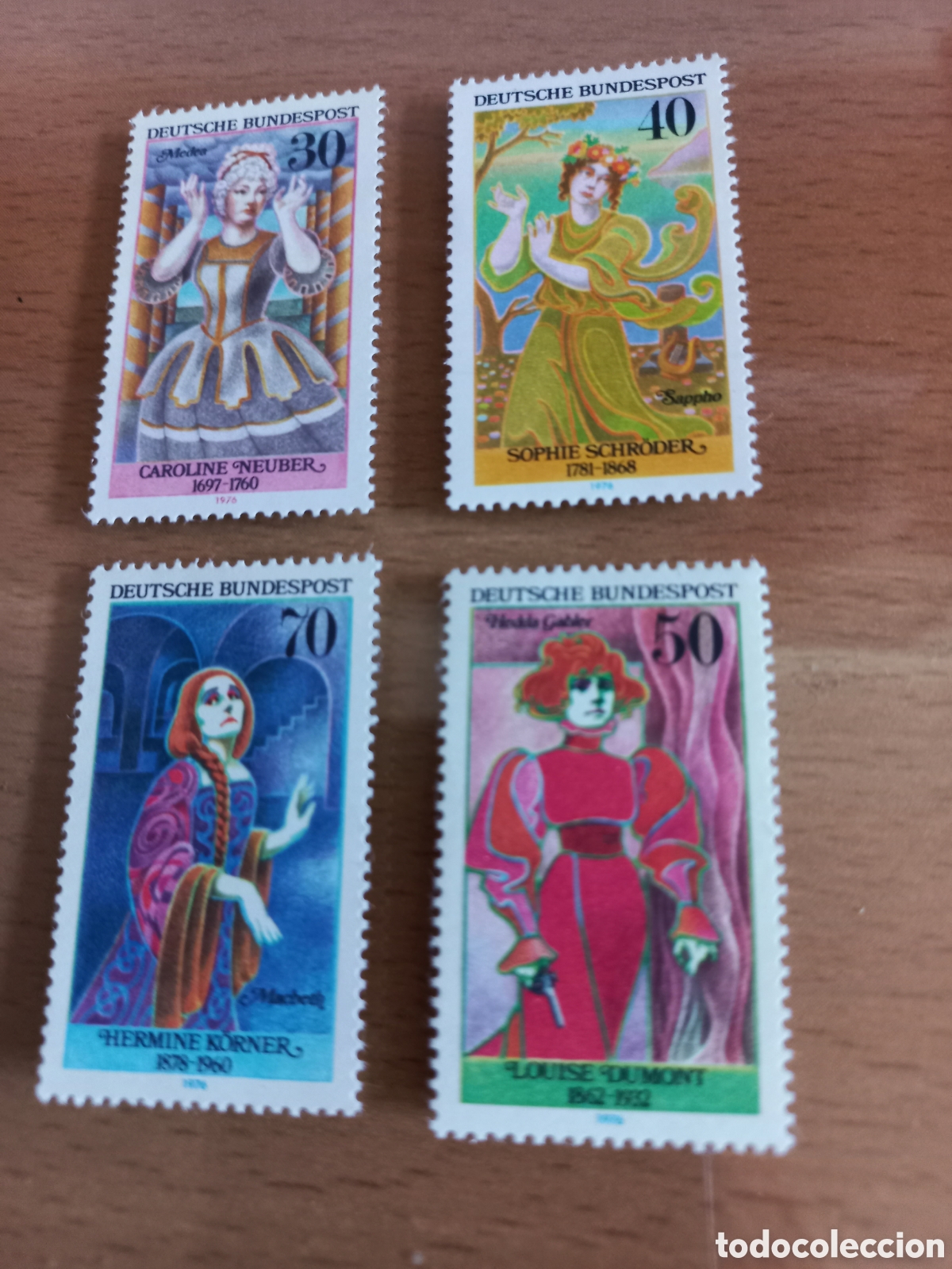 Stamps: SERIE DE SELLOS ALEMANIA **A&Ntilde;O 1976
