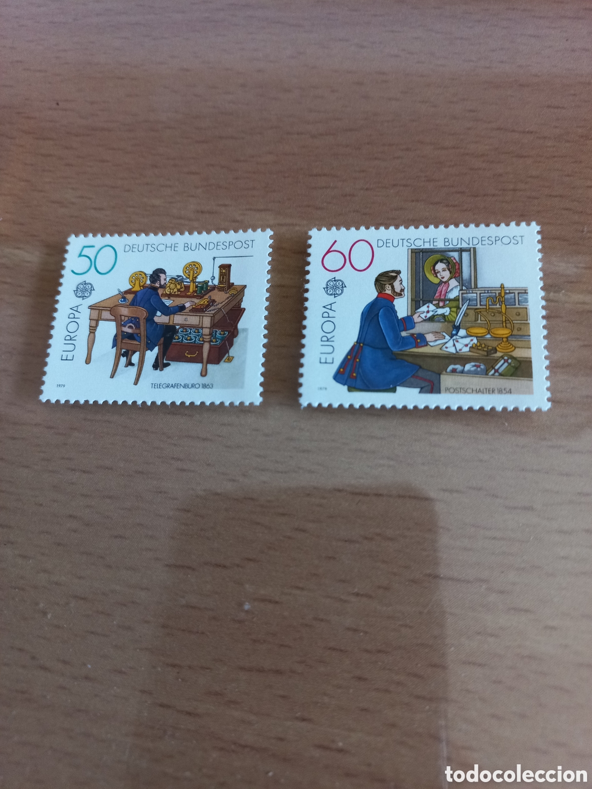 Sellos: SERIE DE SELLOS ALEMANIA **A&Ntilde;O 1979