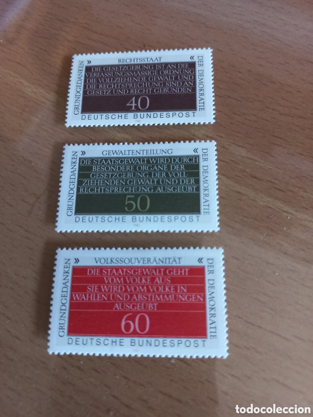 Timbres: SERIE DE SELLOS ALEMANIA **A&Ntilde;O 1981