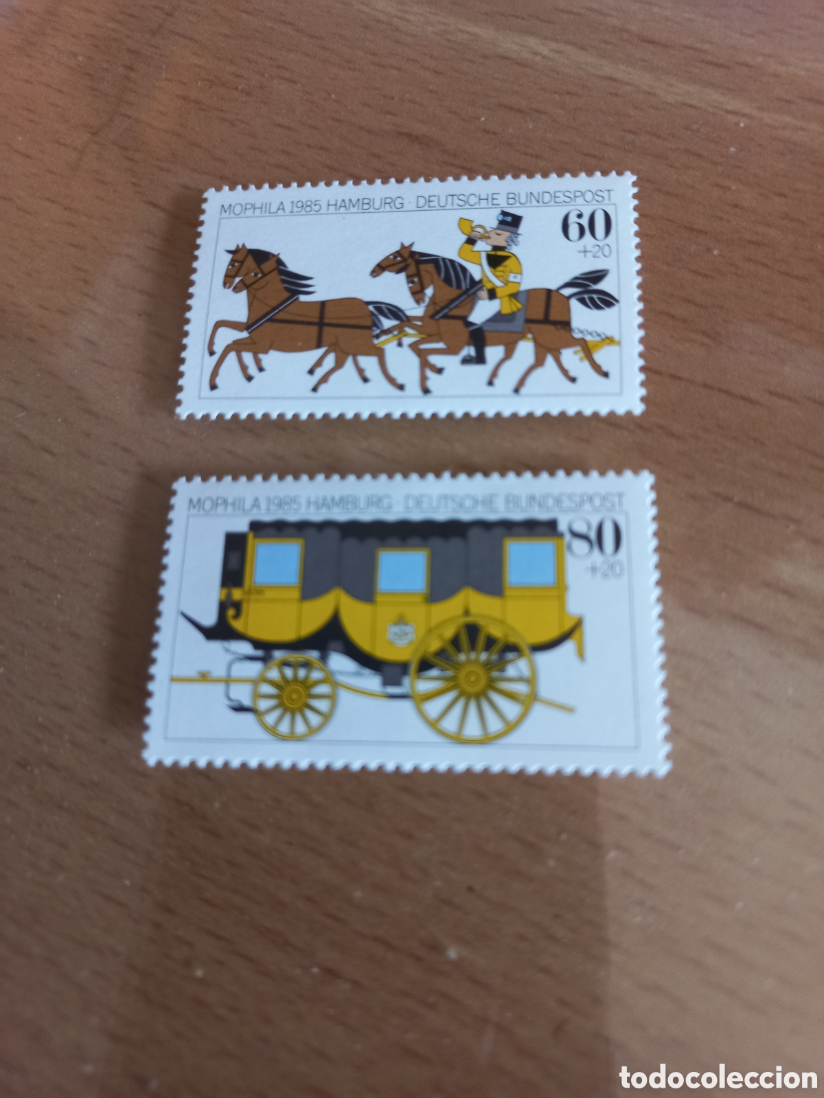Selos: SERIE DE SELLOS ALEMANIA **A&Ntilde;O 1985