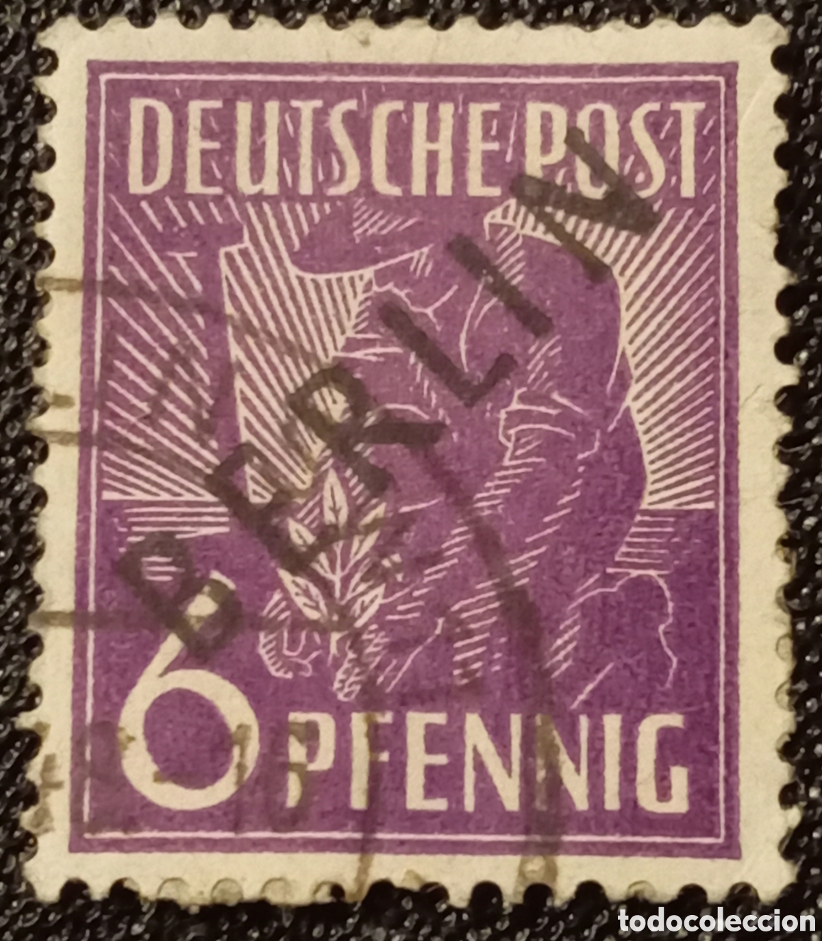 Selos: BERL&Iacute;N 1948 - SELLO DE LA OCUPACI&Oacute;N ALIADA SOBRECARGADO EN NEGRO