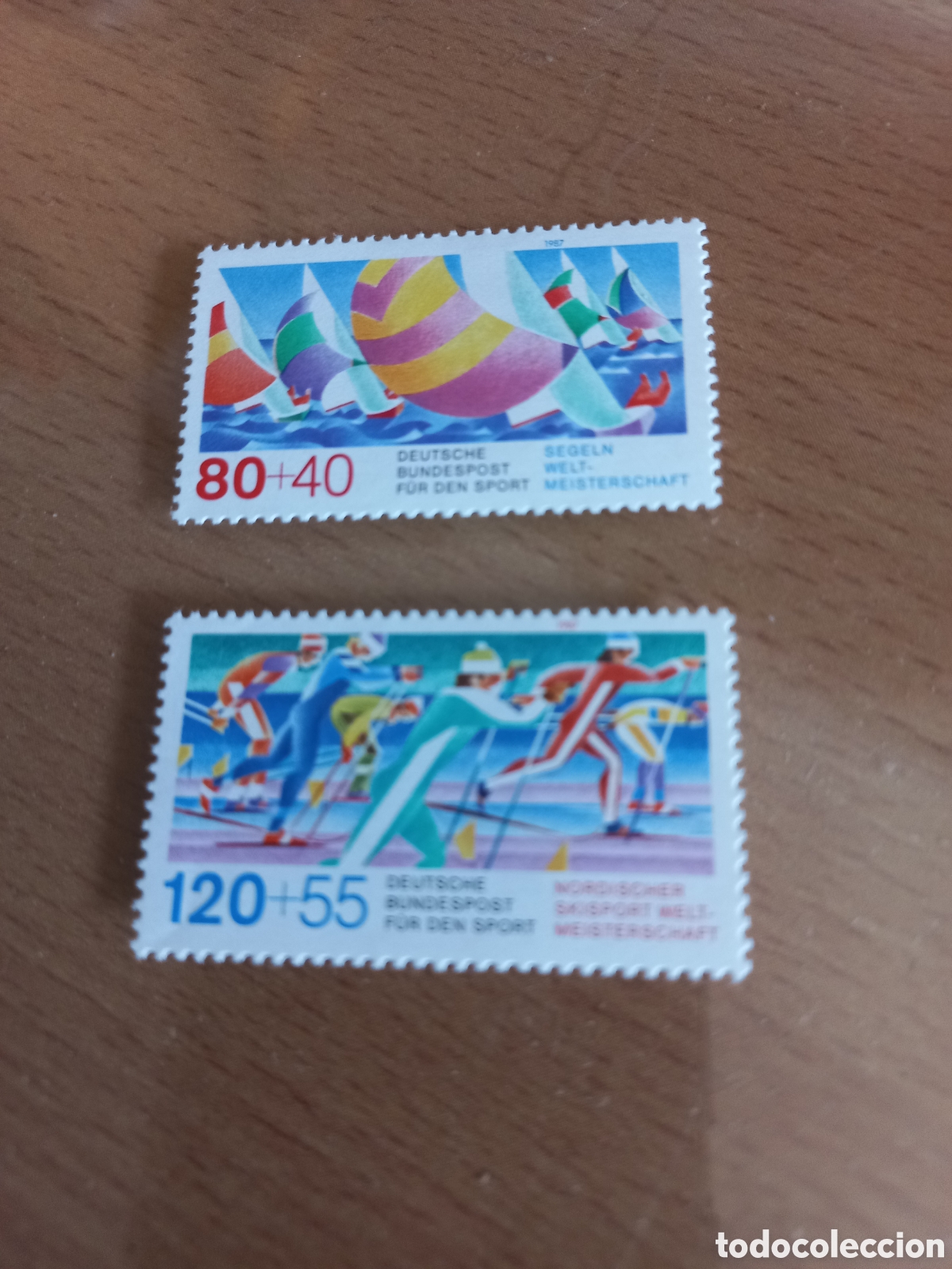 Selos: SERIE DE SELLOS ALEMANIA **A&Ntilde;O 1987