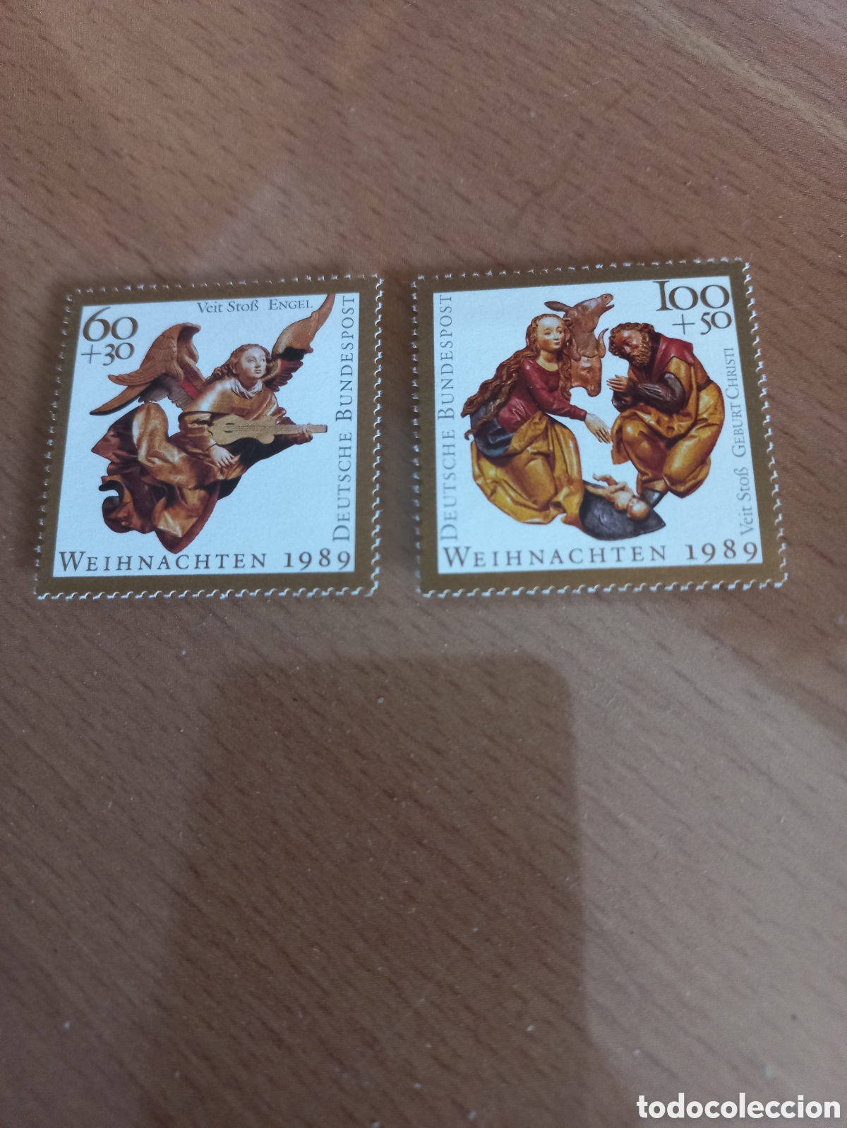 Selos: SERIE DE SELLOS ALEMANIA **A&Ntilde;O 1989