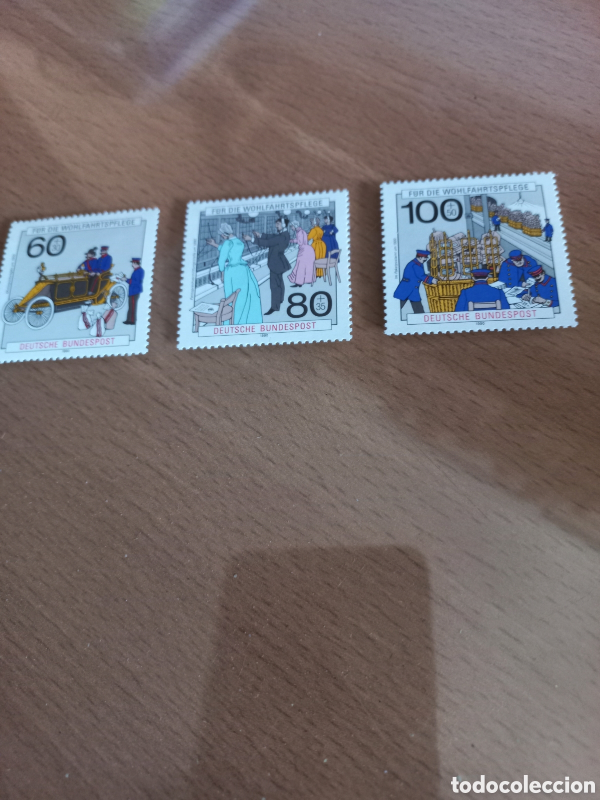 Briefmarken: SERIE DE SELLOS ALEMANIA **A&Ntilde;O 1990
