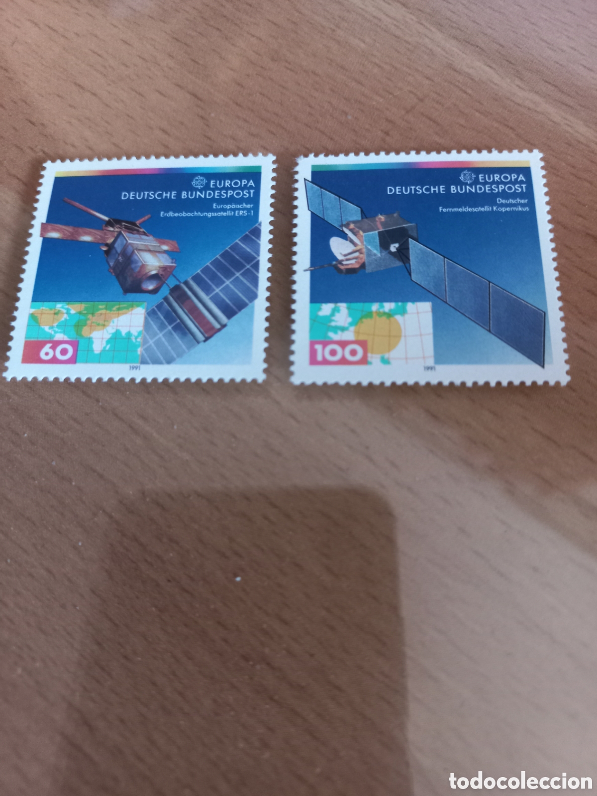 Selos: SERIE DE SELLOS ALEMANIA **A&Ntilde;O 1991