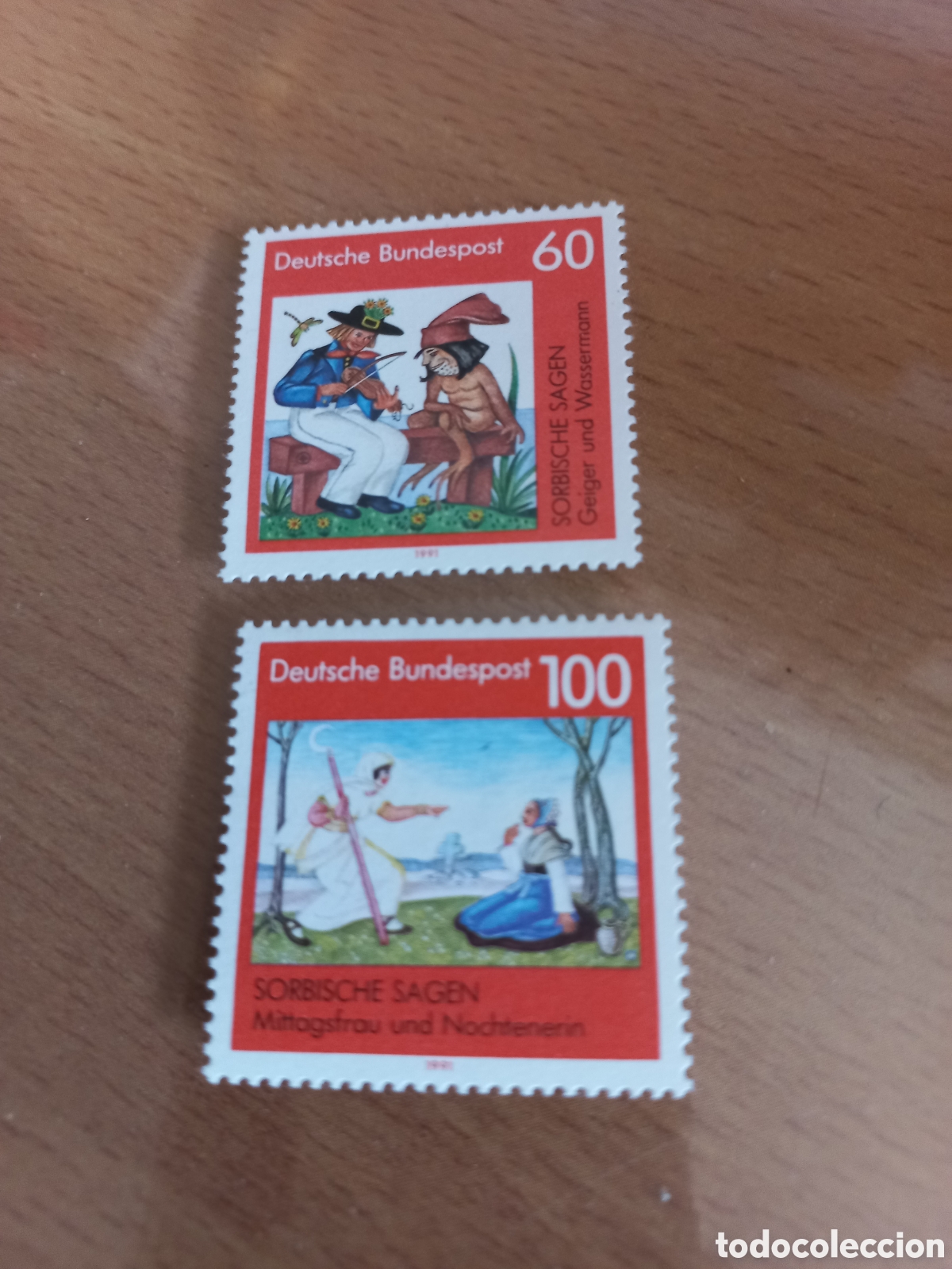 Stamps: SERIE DE SELLOS ALEMANIA **A&Ntilde;O 1991