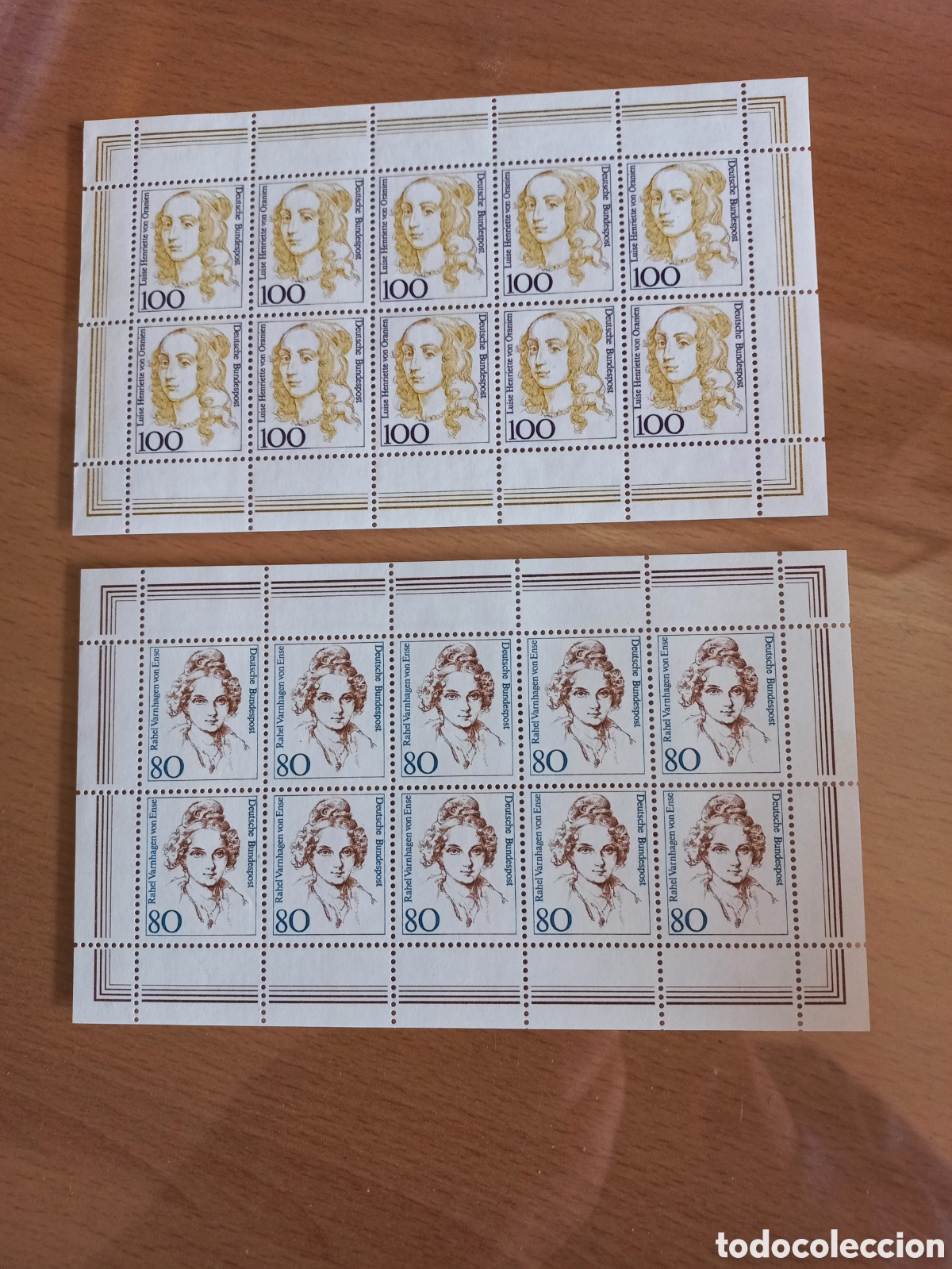 Briefmarken: 2 PLIEGOS SELLOS DE ALEMANIA **A&Ntilde;O 1994