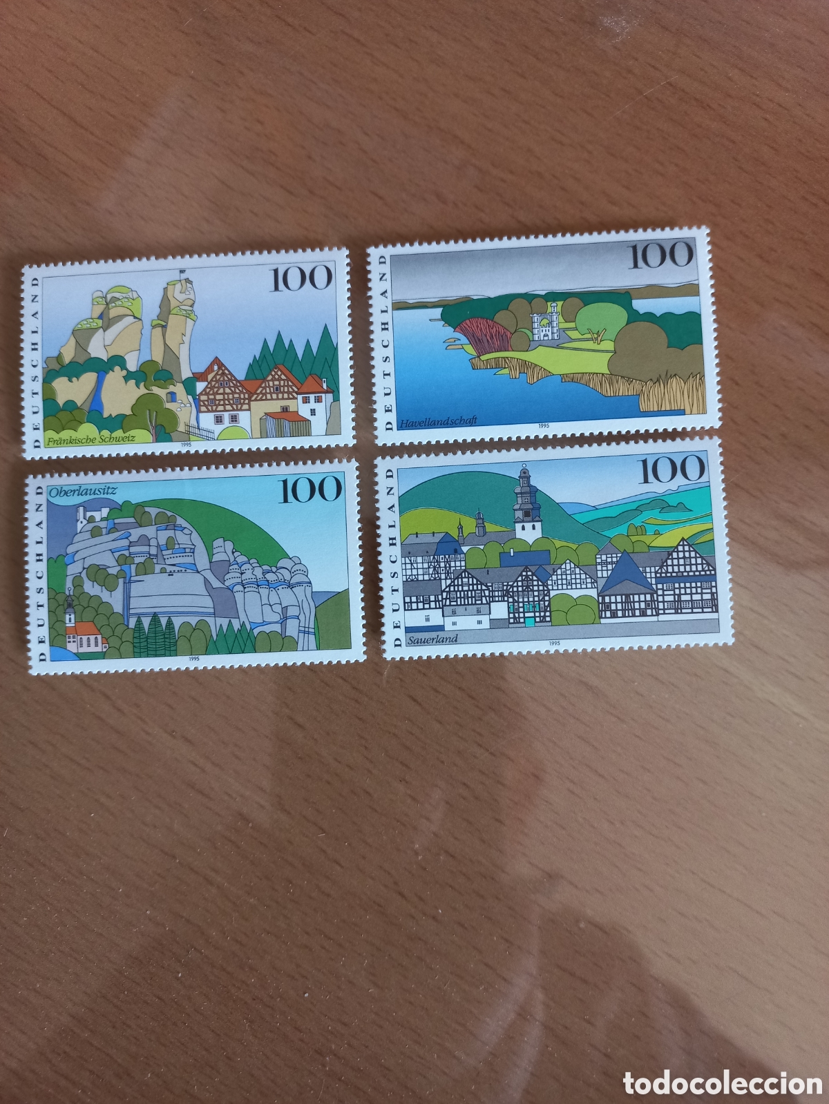Briefmarken: SERIE DE SELLOS ALEMANIA **A&Ntilde;O 1995