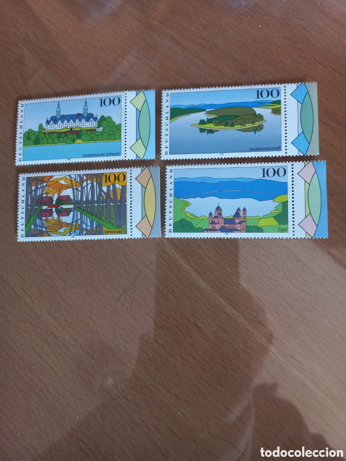 Sellos: SERIE DE SELLOS ALEMANIA **A&Ntilde;O 1996