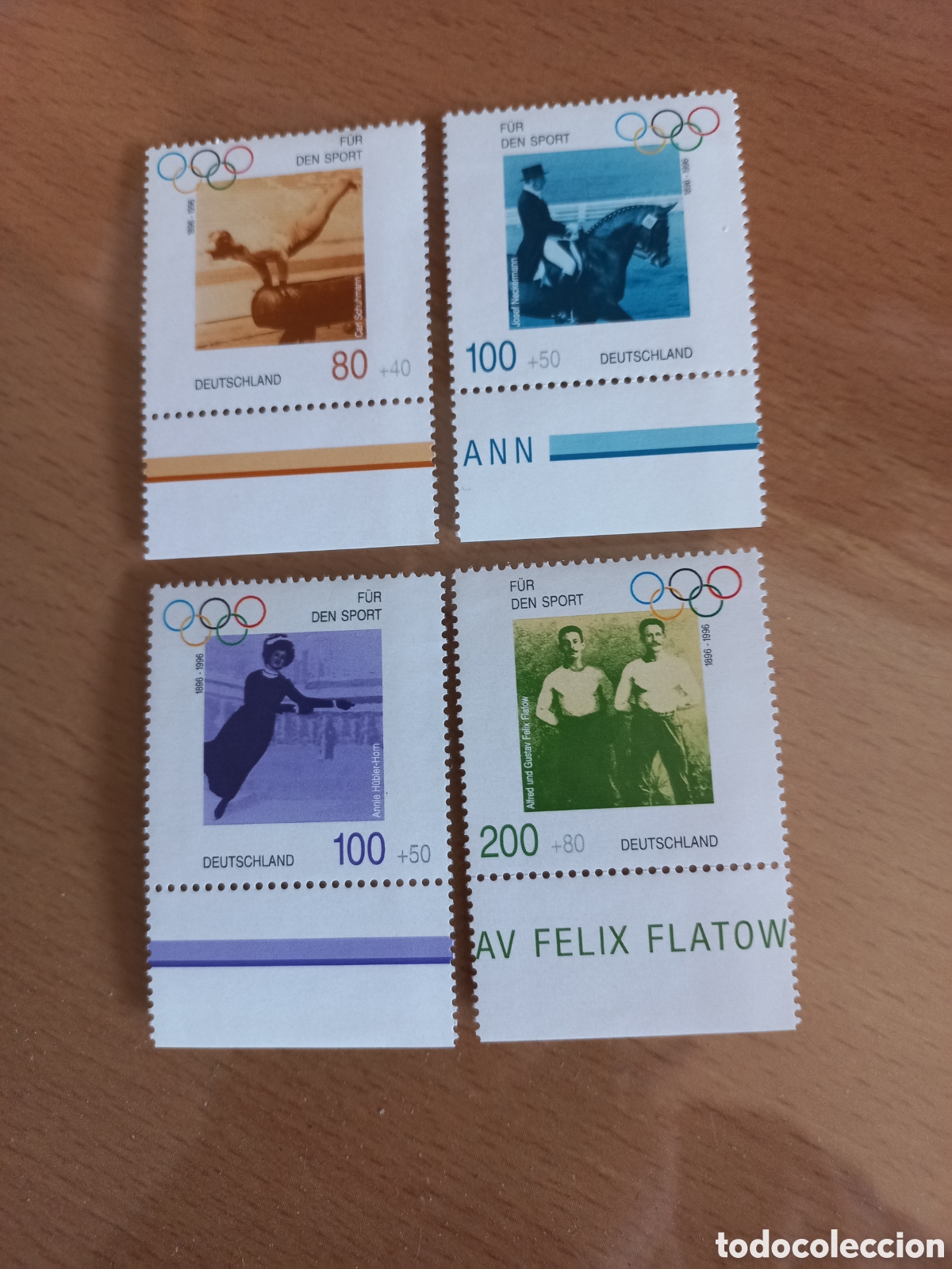 Sellos: SERIE DE SELLOS ALEMANIA **A&Ntilde;O 1996