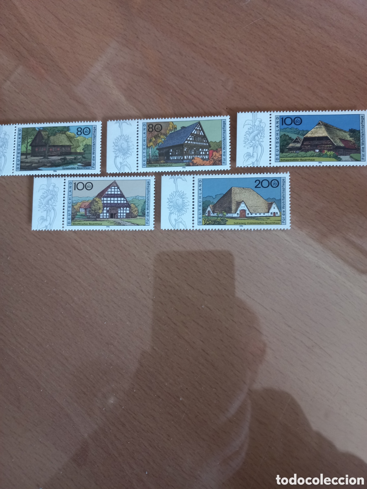 Sellos: SERIE DE SELLOS ALEMANIA **A&Ntilde;O 1996
