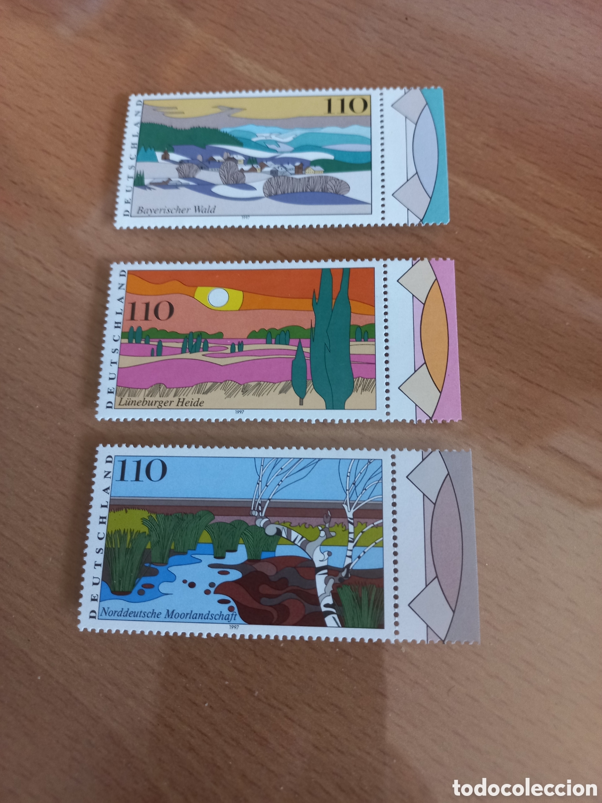 Sellos: SERIE DE SELLOS ALEMANIA **A&Ntilde;O 1997