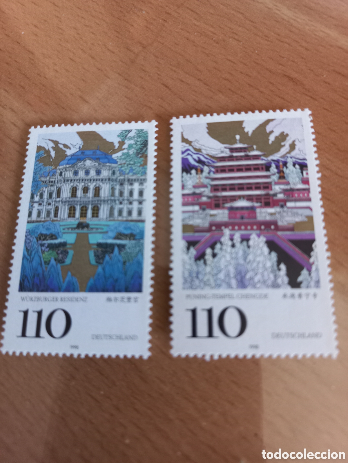 Sellos: SERIE DE SELLOS ALEMANIA **A&Ntilde;O1998