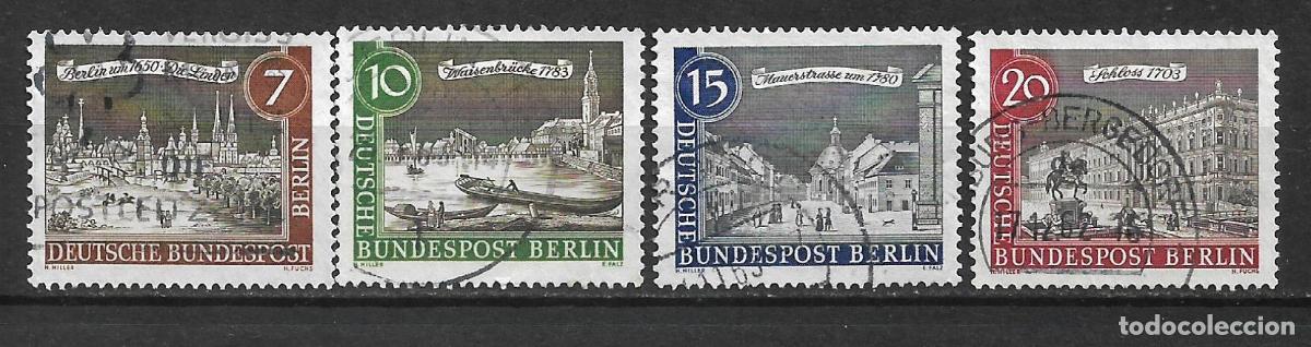 Sellos: alemania berlin 1962 michel 218/221 usado - 5/19