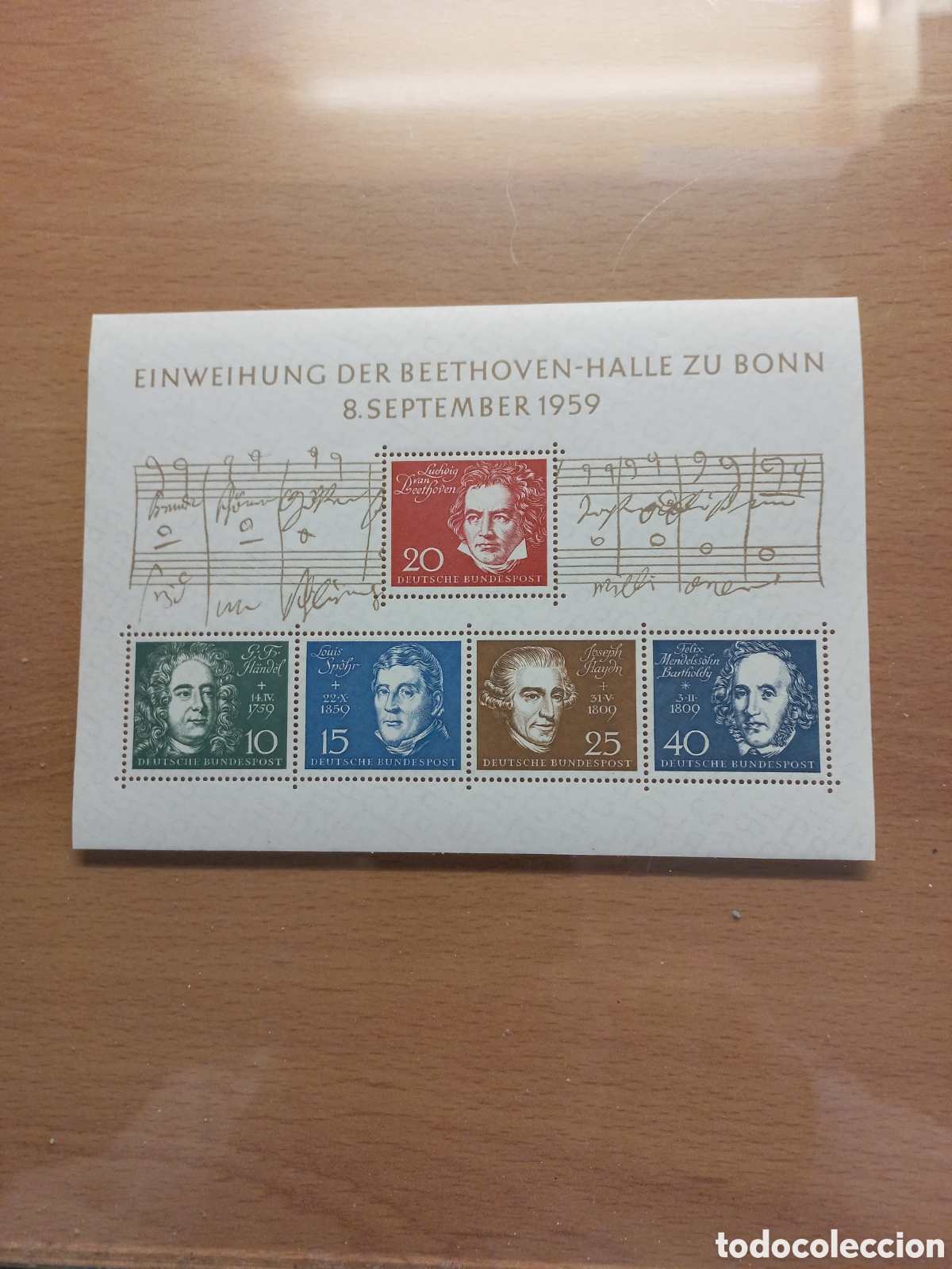Selos: HOJITA ALEMANIA **A&Ntilde;O 1959 NUEVA