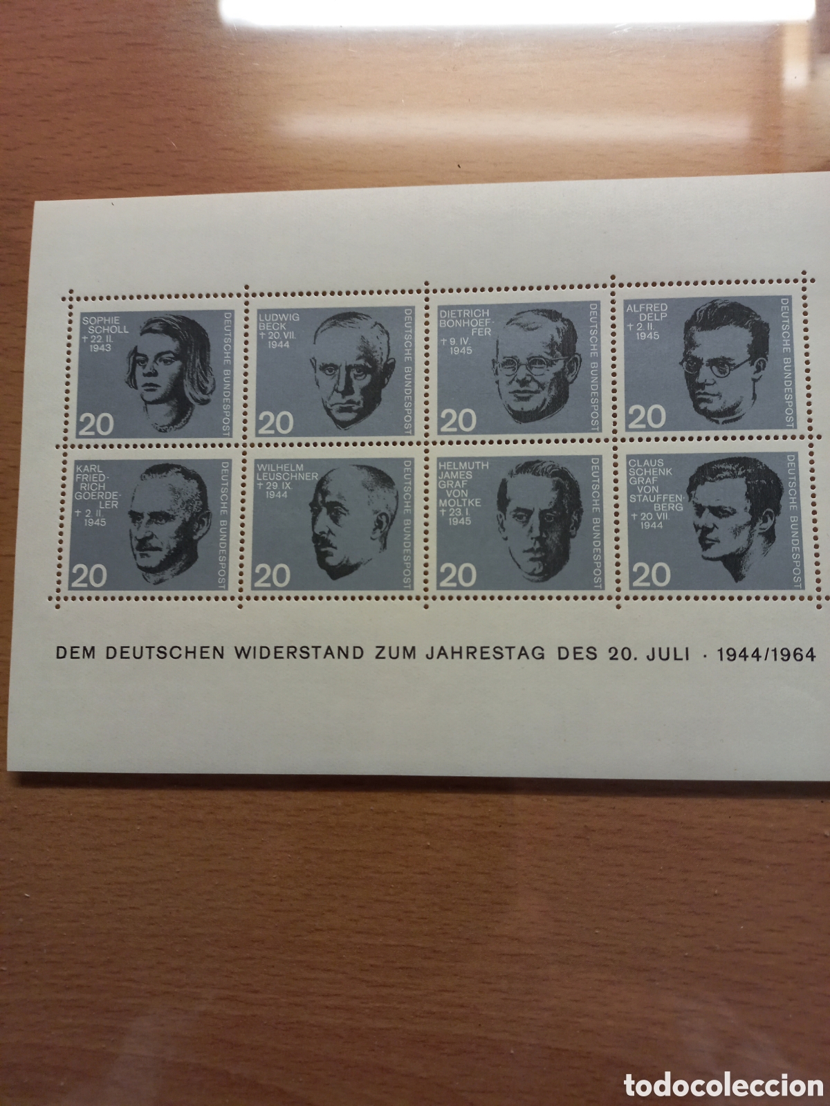 Selos: HOJITA ALEMANIA **NUEVA A&Ntilde;O 1964