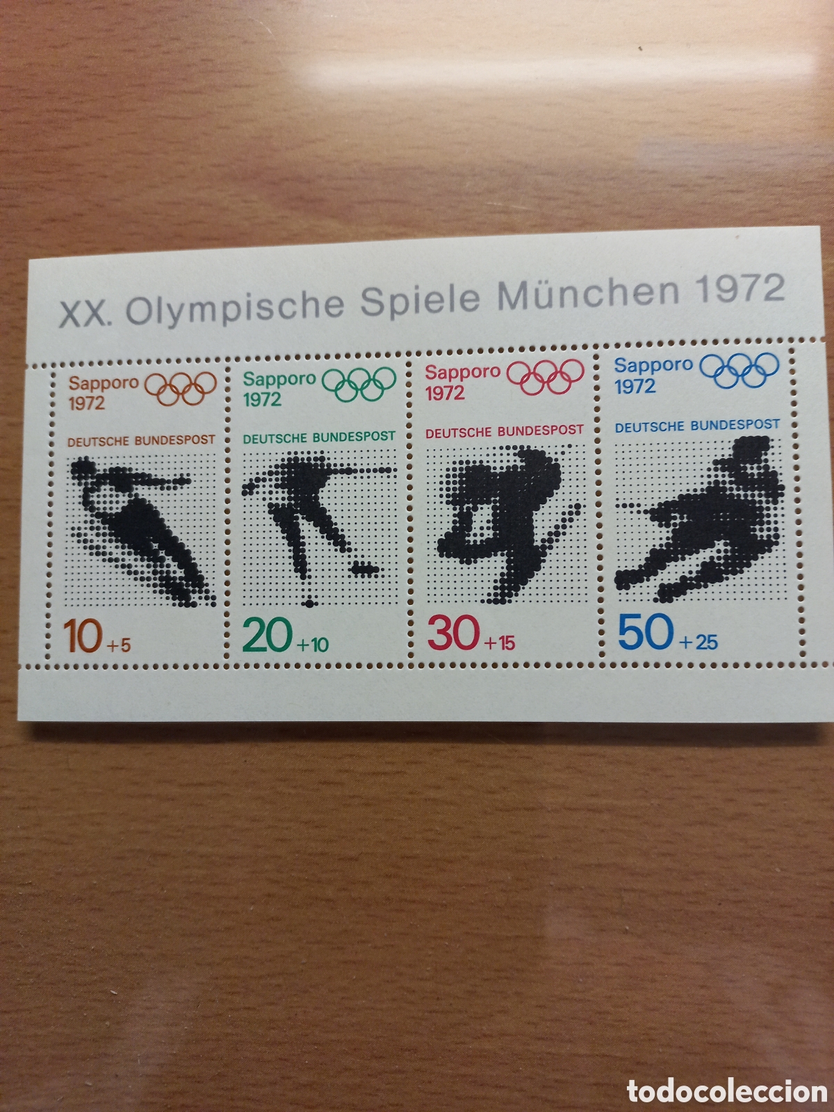 Selos: HOJITA ALEMANIA **NUEVA A&Ntilde;O 1971