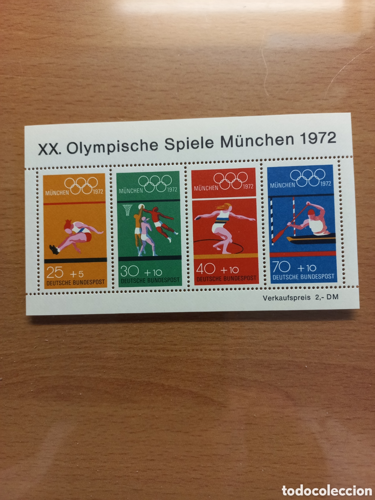 Selos: HOJITA ALEMANIA **NUEVA A&Ntilde;O 1972
