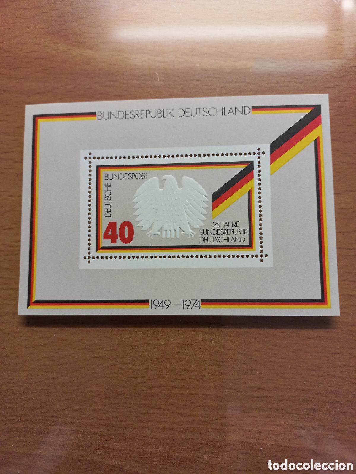 Selos: HOJITA ALEMANIA **NUEVA A&Ntilde;O 1974