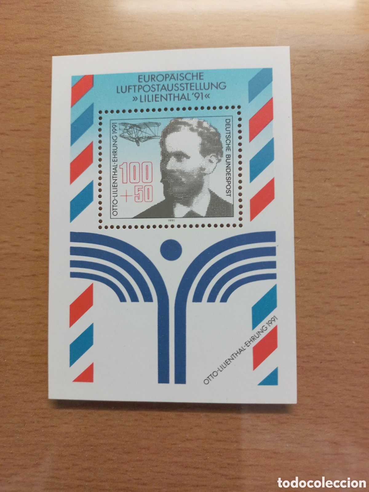 Timbres: HOJITA ALEMANIA **NUEVA A&Ntilde;O 1991