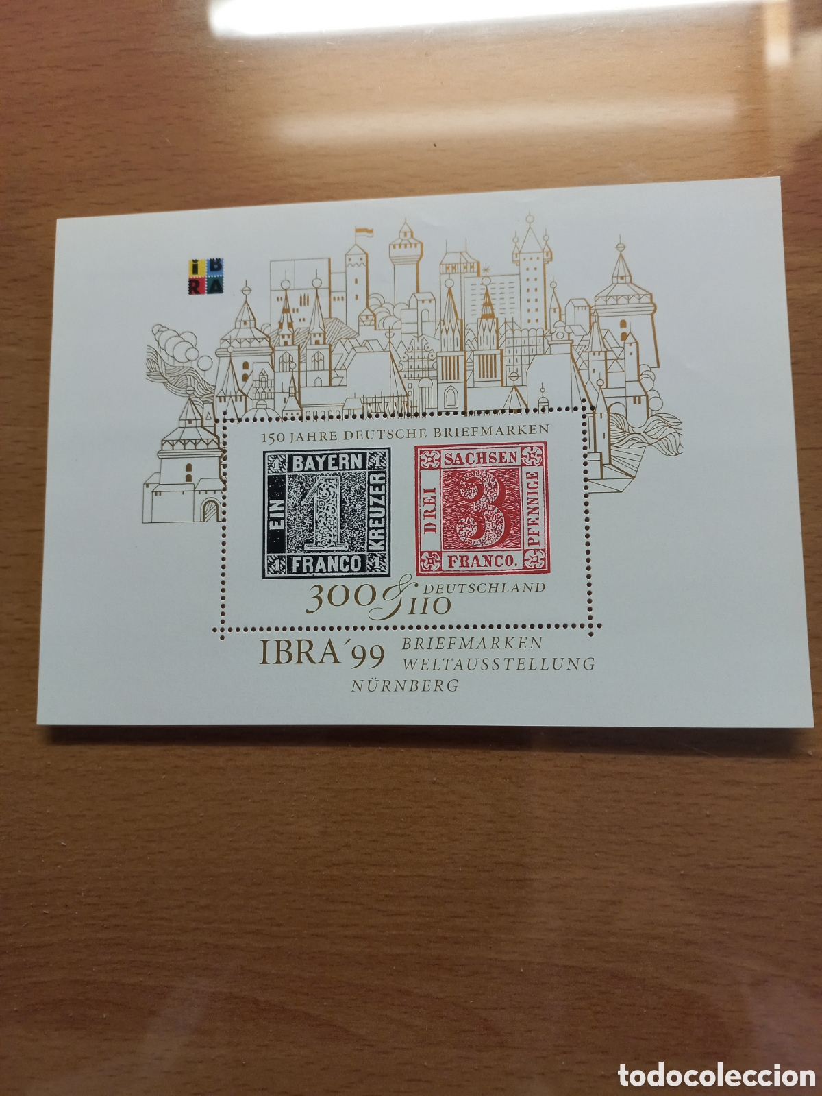 Timbres: HOJITA ALEMANIA **NUEVA A&Ntilde;O 1999
