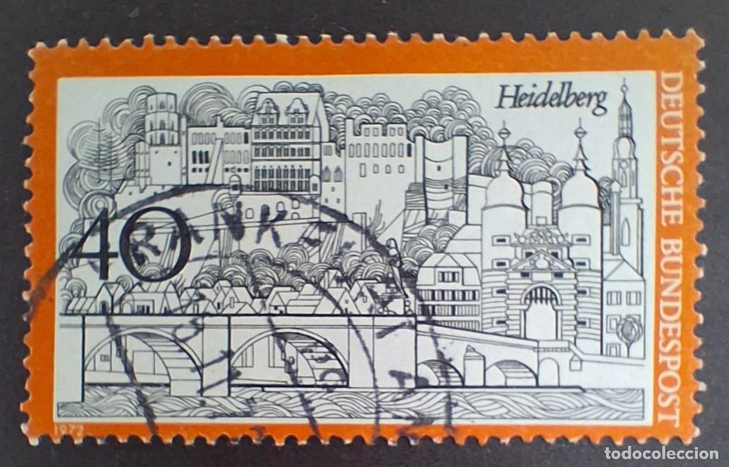 Timbres: Alemania 1972. Ciudades. Heidelberg