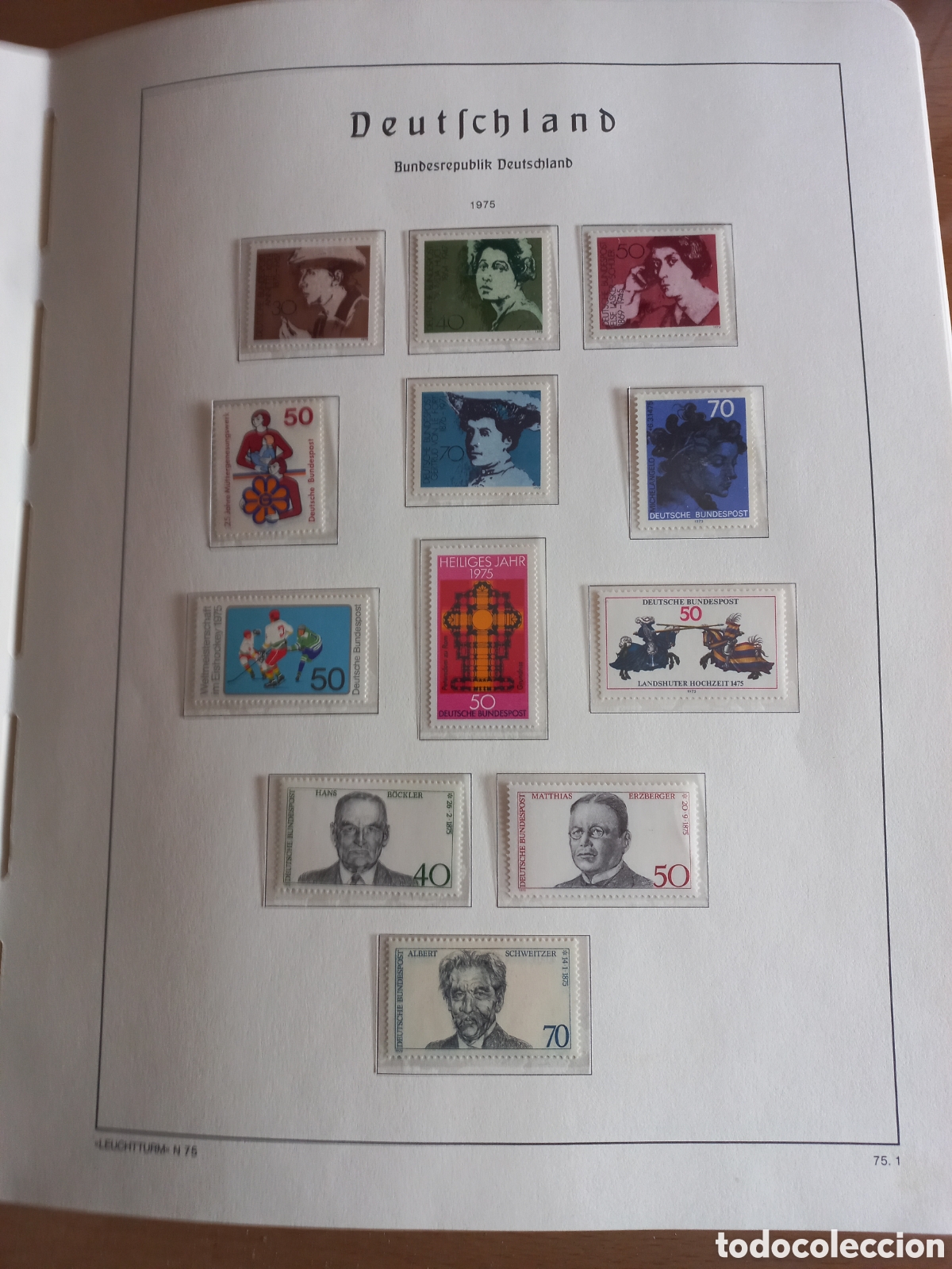 Timbres: SELLOS ALEMANIA LOTE HOJAS FARO **NUEVOS SEGUN FOTOGRAFIAS.