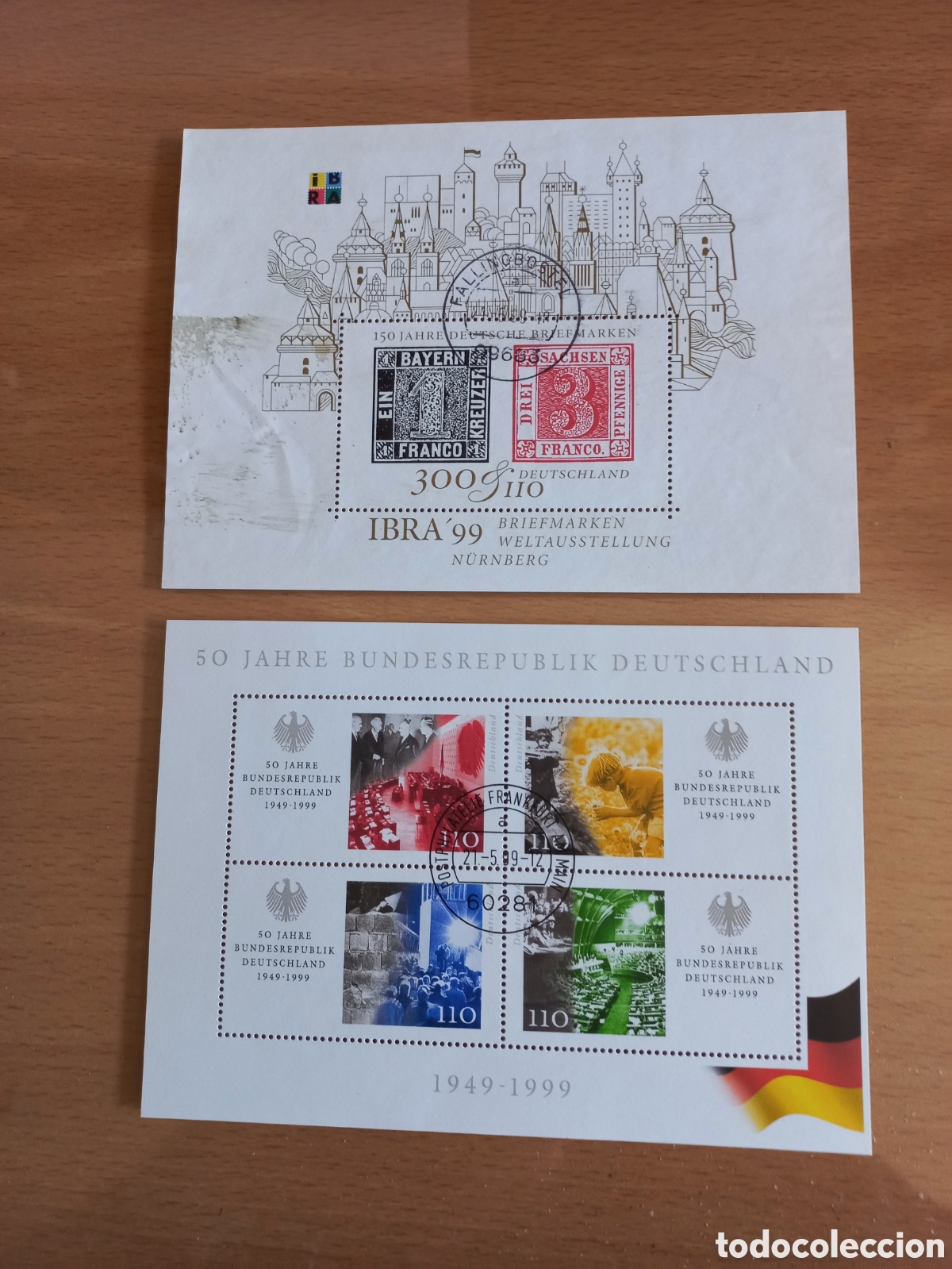 Timbres: HOJITAS ALEMANIA USADAS.