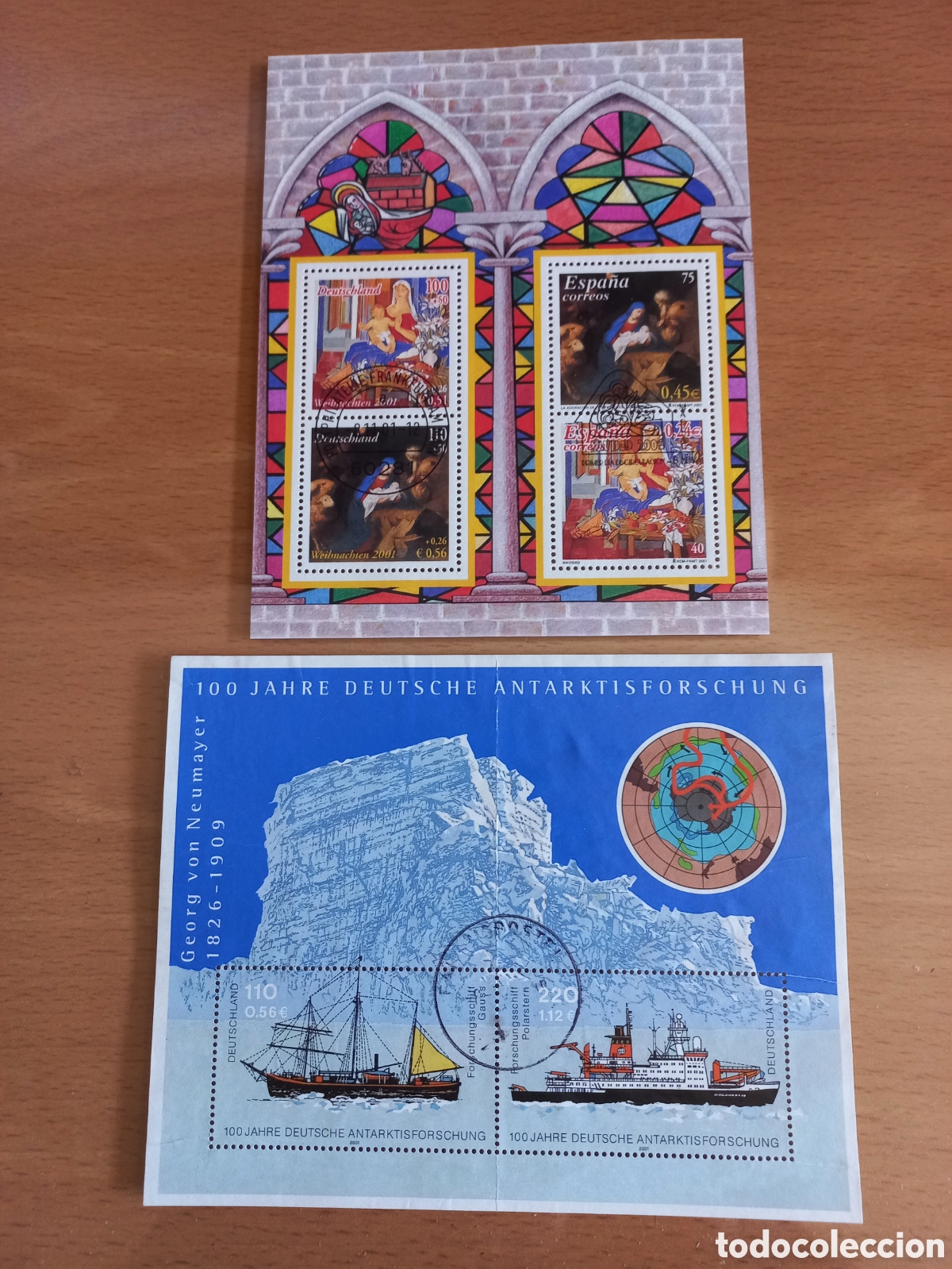 Timbres: HOJITAS ALEMANIA USADAS.