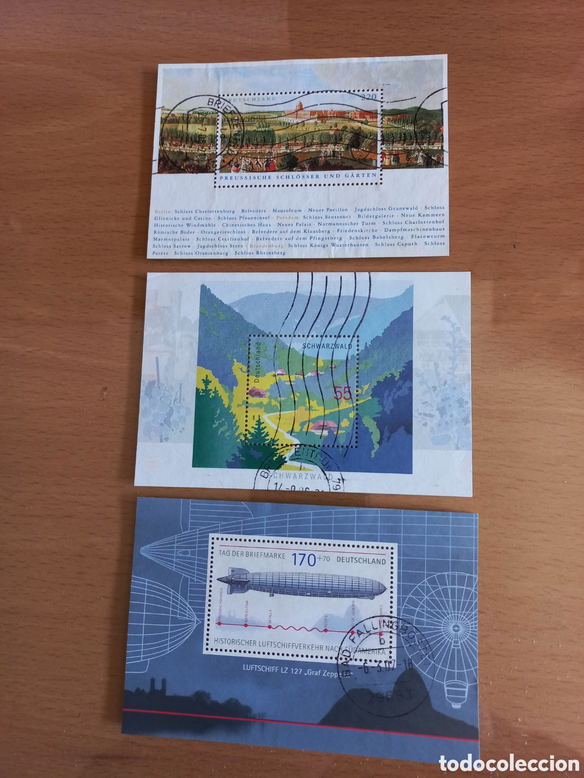Timbres: HOJITAS ALEMANIA USADAS.