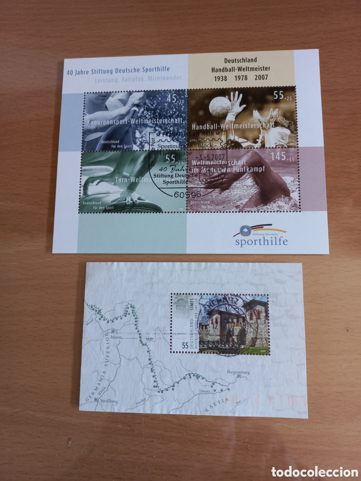 Timbres: HOJITAS ALEMANIA USADAS.