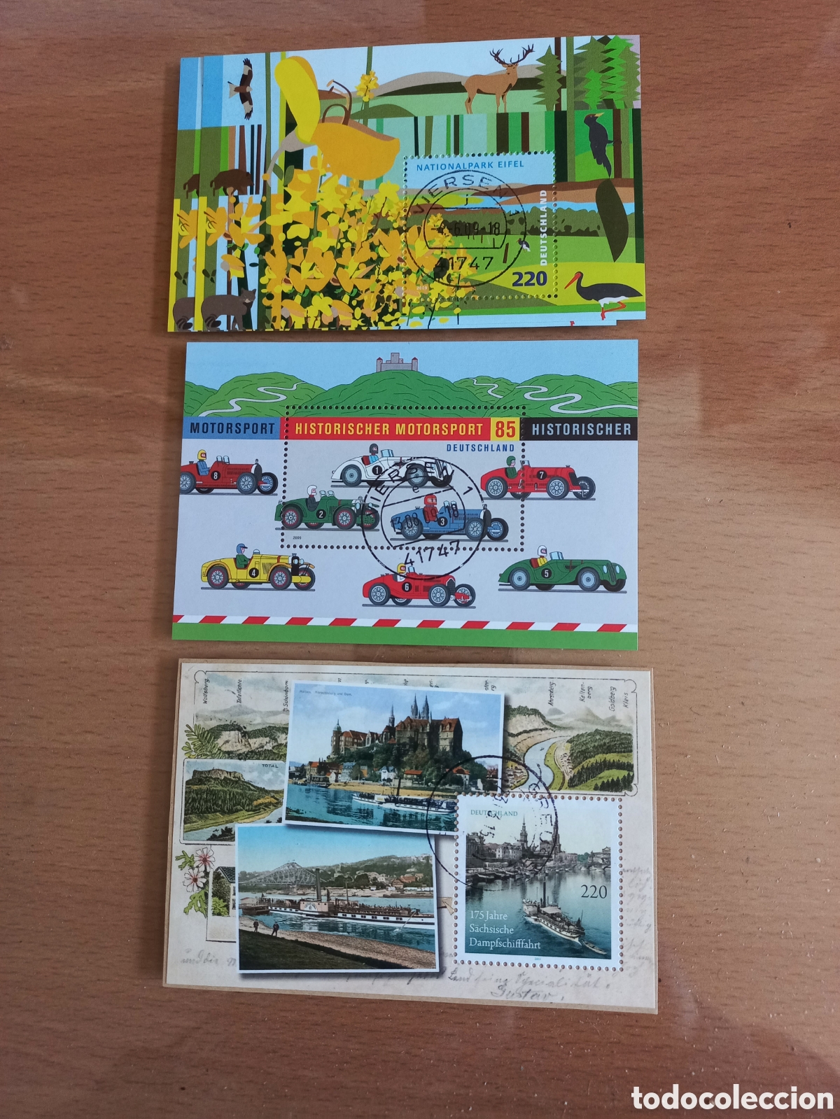 Timbres: HOJITAS ALEMANIA USADAS.