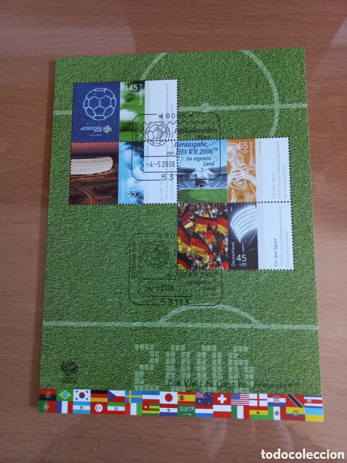 Timbres: HOJITA ALEMANIA USADA.