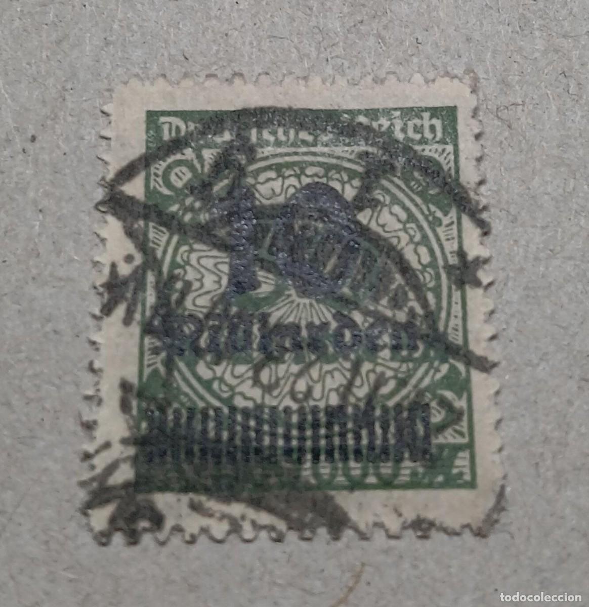 Sellos: imperio alem&aacute;n 1923 . Infla Berlin - Foto 1