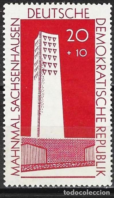 Timbres: Alemania ( RDA ) 1960 - Mi 783a - YT 499 - Monumento a los v&iacute;ctimas del fascismo - MNH**
