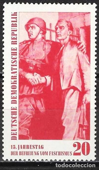 Timbres: Alemania ( RDA ) 1960 - Mi 764 - YT 478 - Liberaci&oacute;n de los campos de deportaci&oacute;n - MNH**
