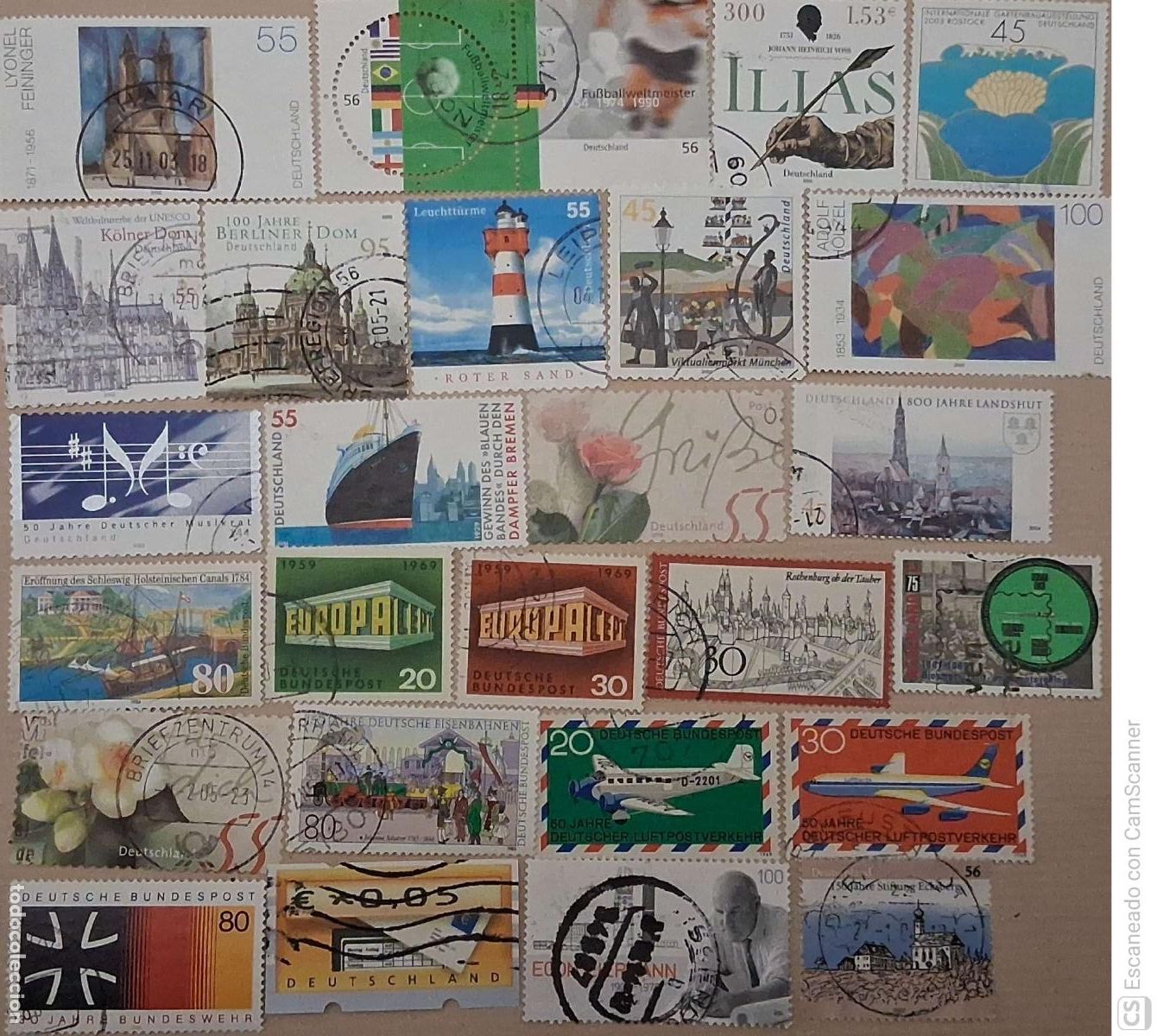 Sellos: Alemania. 30 Sellos usados distintos. Ref. e235