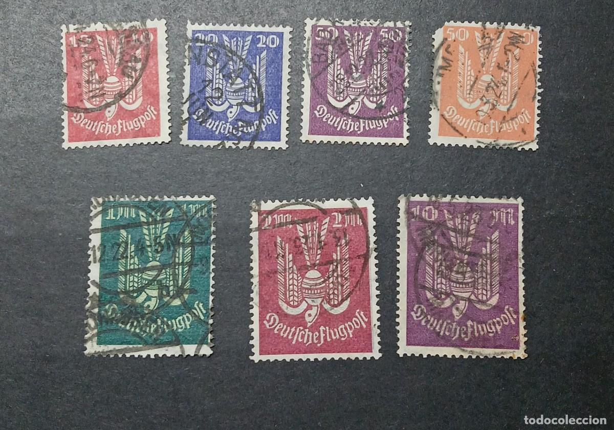 Sellos: imperio alem&aacute;n, sellos de flugpostmarken - Foto 1
