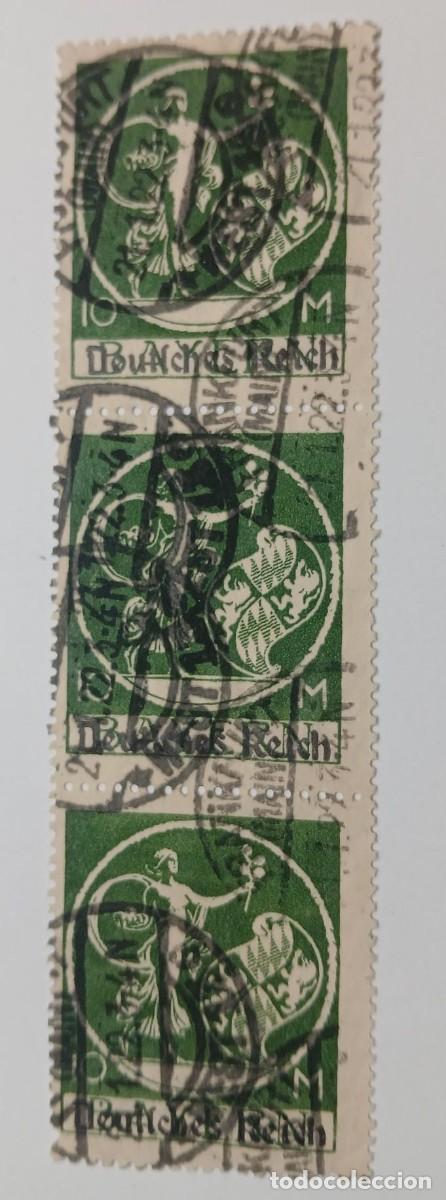 Sellos: Tira de sellos imperio alem&aacute;n - Foto 1