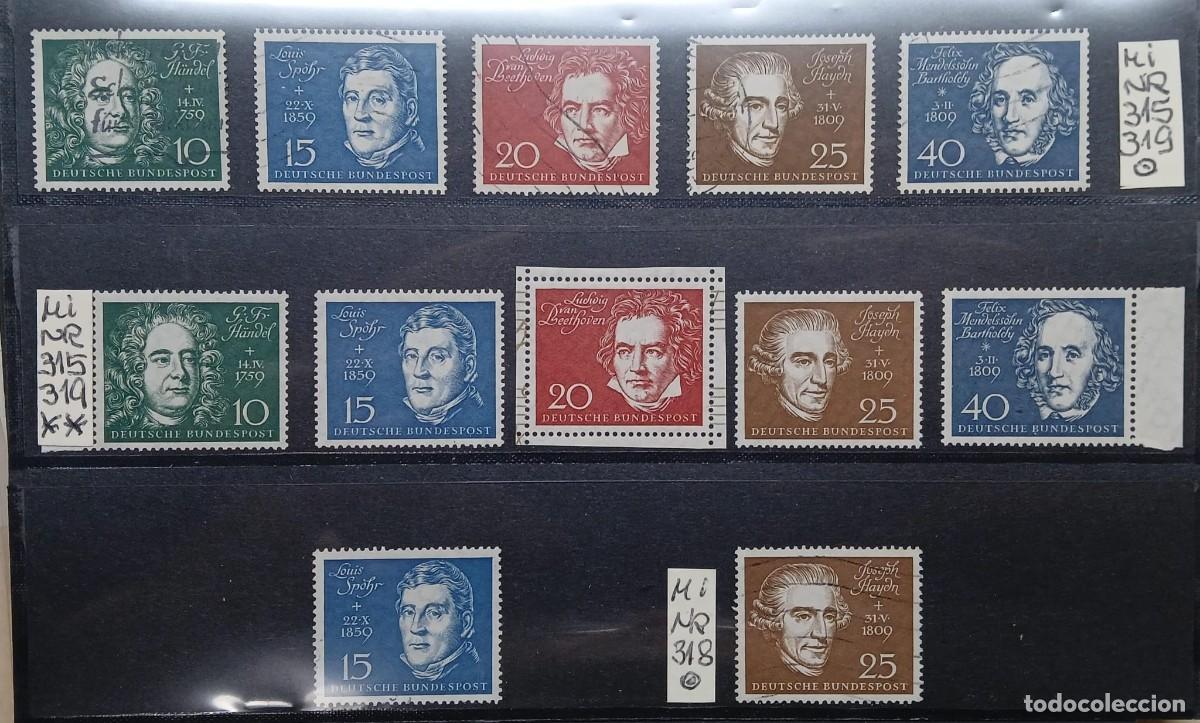 Sellos: Alemania 1959 BEETHOVEN - Foto 1