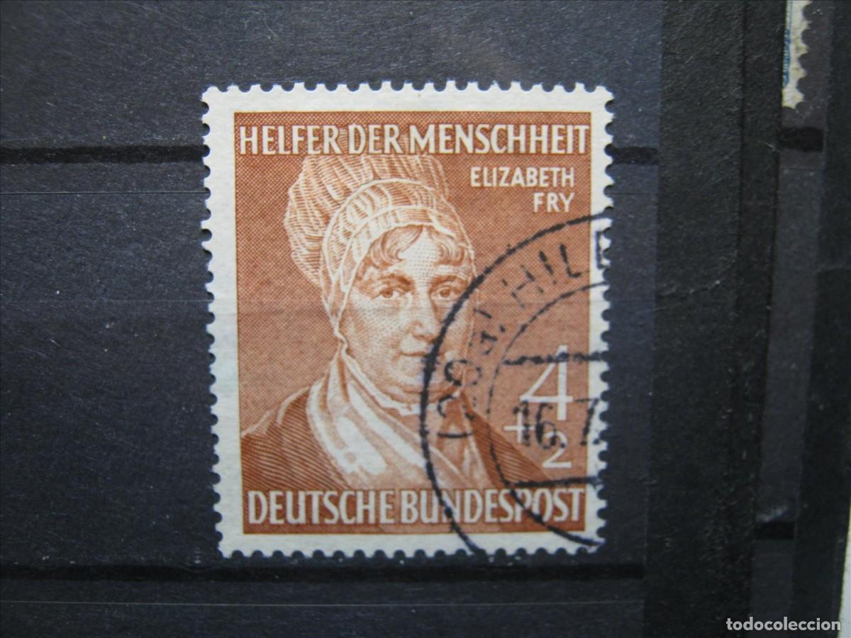 Stamps: ALEMANIA FEDERAL 1952 YVERT 42 USADO PERFECTO.
