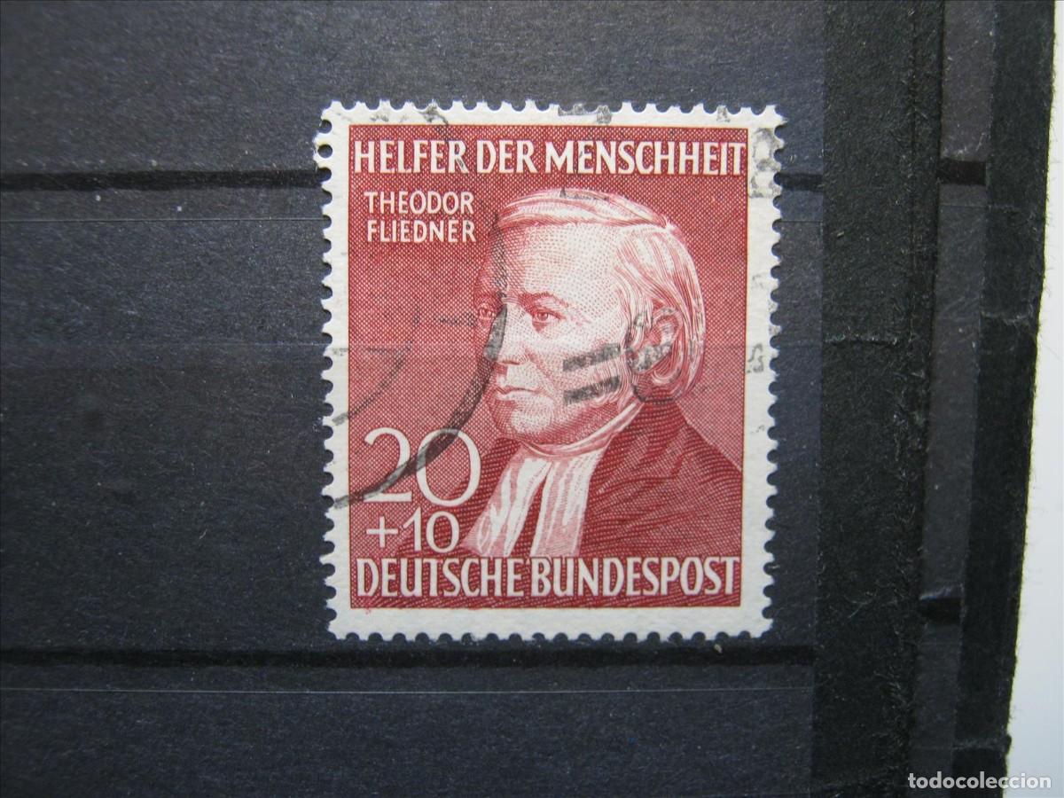 Stamps: ALEMANIA FEDERAL 1952 YVERT 44 USADO PERFECTO.