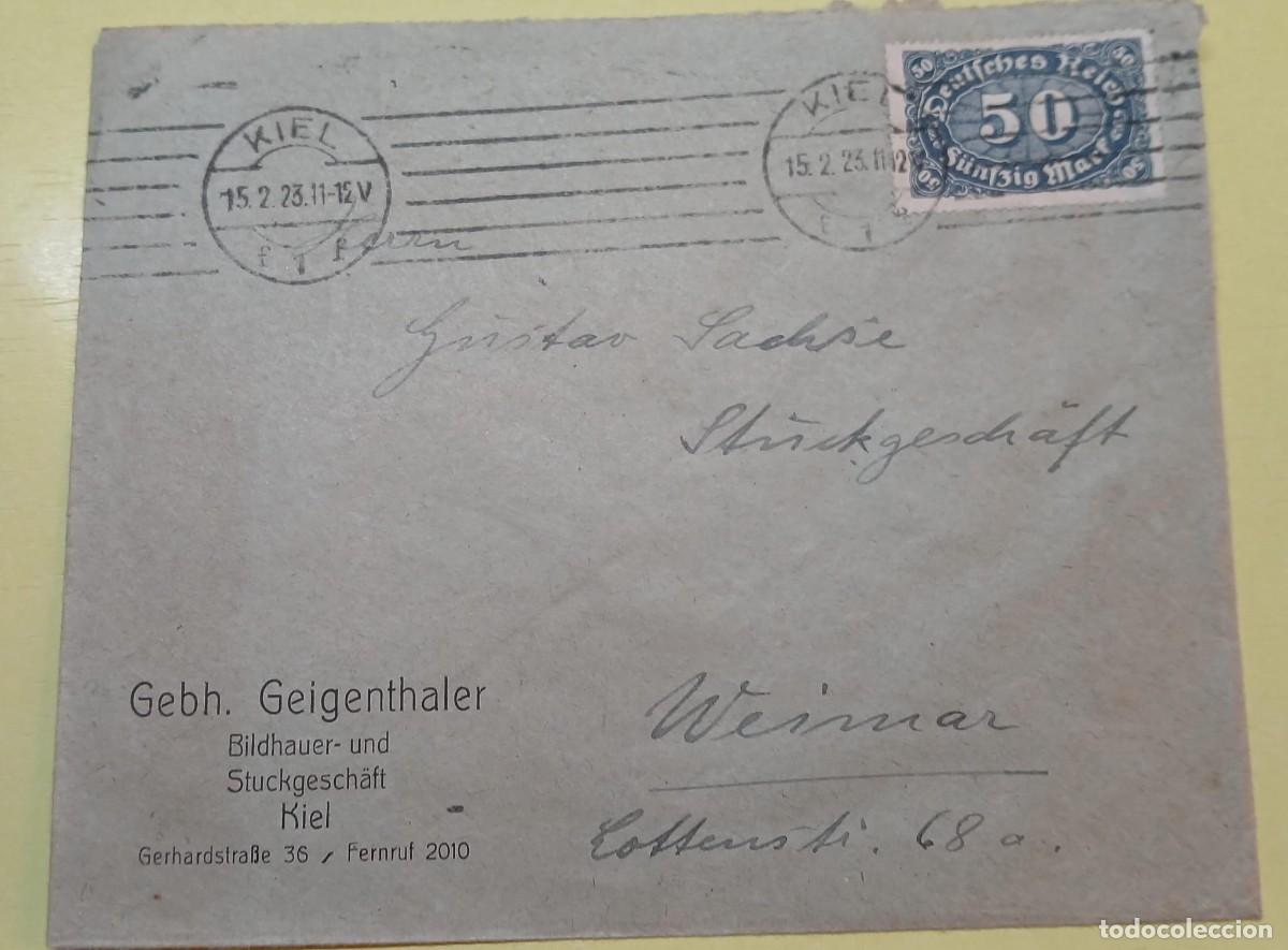 Sellos: Carta Imperio Aleman - Foto 1