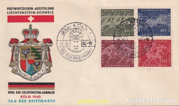 Briefmarken: 710372 MNH ALEMANIA FEDERAL 1960 17 JUEGOS OLIMPICOS VERANO ROMA 1960