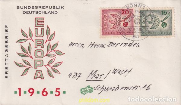 Briefmarken: 710393 USED ALEMANIA FEDERAL 1965 EUROPA CEPT. ESPIGA EUROPA
