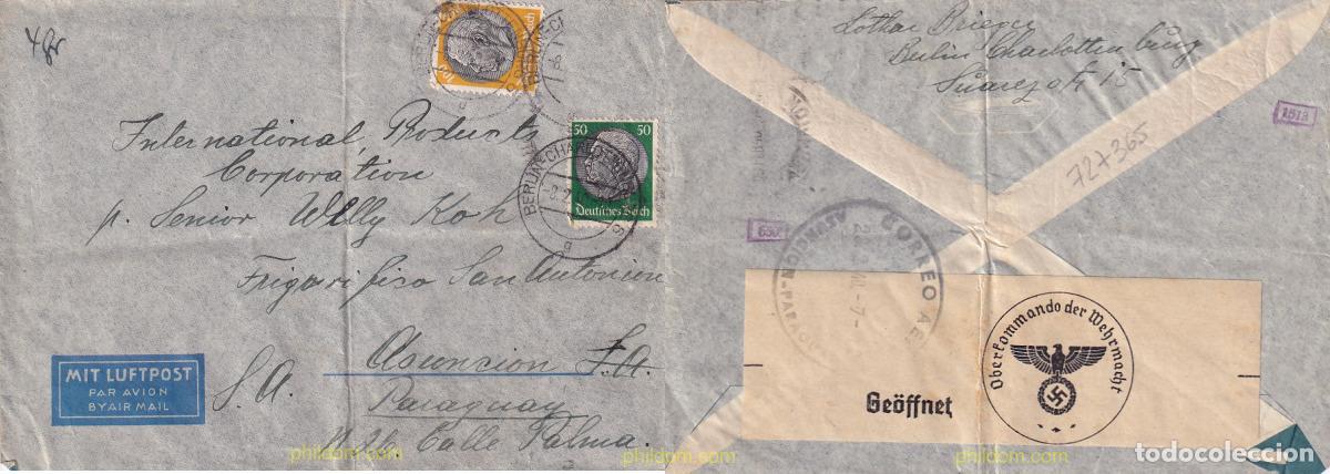 Briefmarken: 727365 USED ALEMANIA 1933 EFIGIE DEL PRESIDENTE HINDENBURG