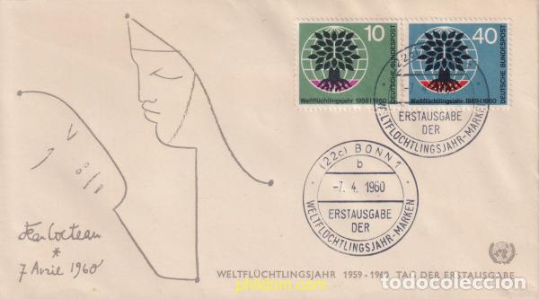 Briefmarken: 710388 USED ALEMANIA FEDERAL 1960 A&Ntilde;O INTERNACIONAL DEL REFUGIADO