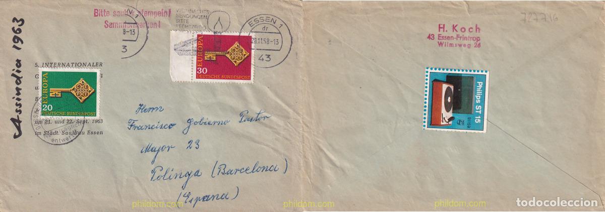 Francobolli: 727716 USED ALEMANIA FEDERAL 1968 EUROPA CEPT 1968 - LLAVE DORADA