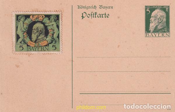 Francobolli: 727395 MNH ALEMANIA. Baviera 1911 25 ANIVERSARIO DE LA REGENCIA